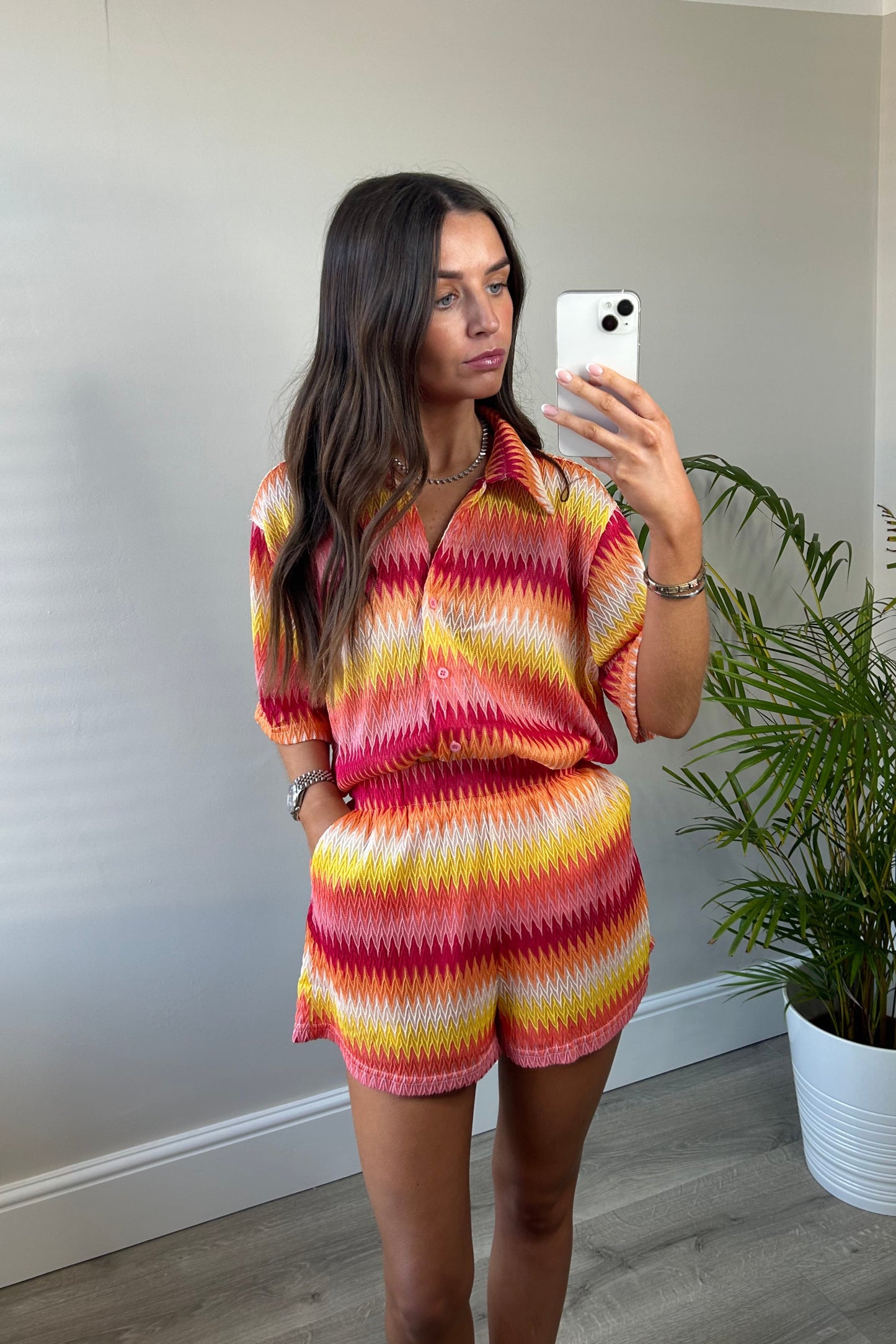 ‘MISSI’ Shirt & Short Set - MULTI