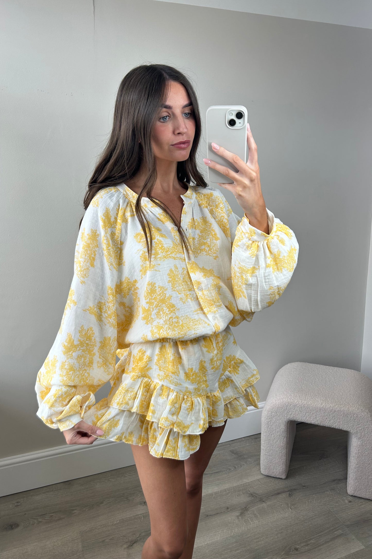 CHEESECLOTH CO-ORD - YELLOW