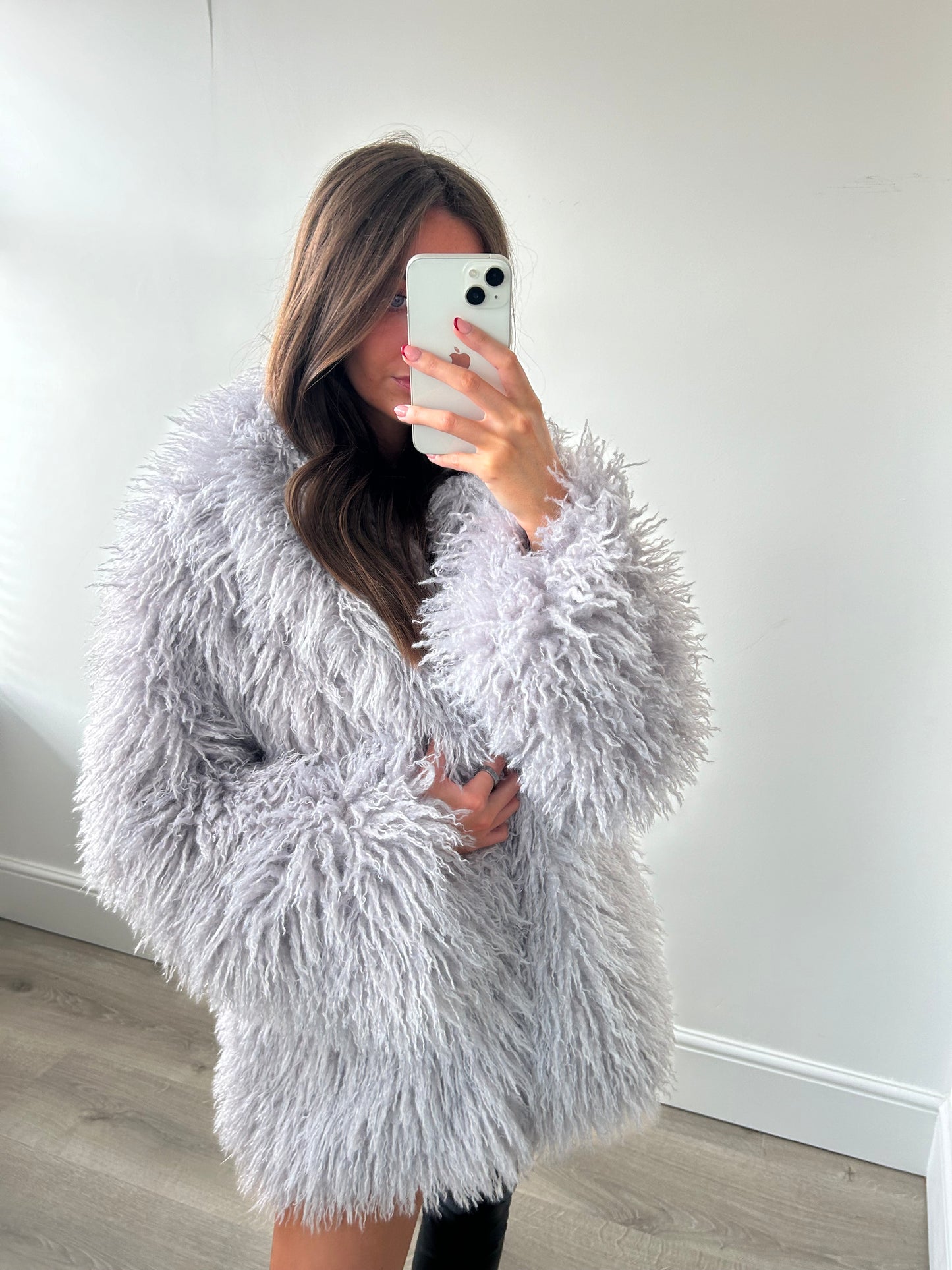 Grey Penny Coat