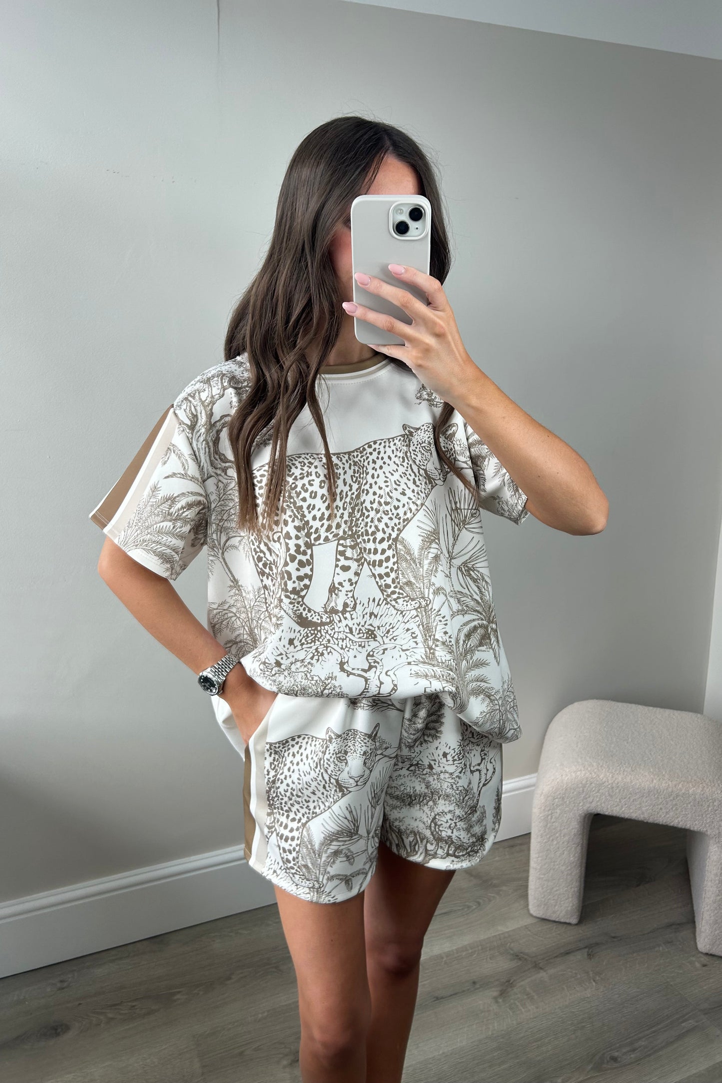 ‘CINDY’ T-SHIRT & SHORTS CO-ORD