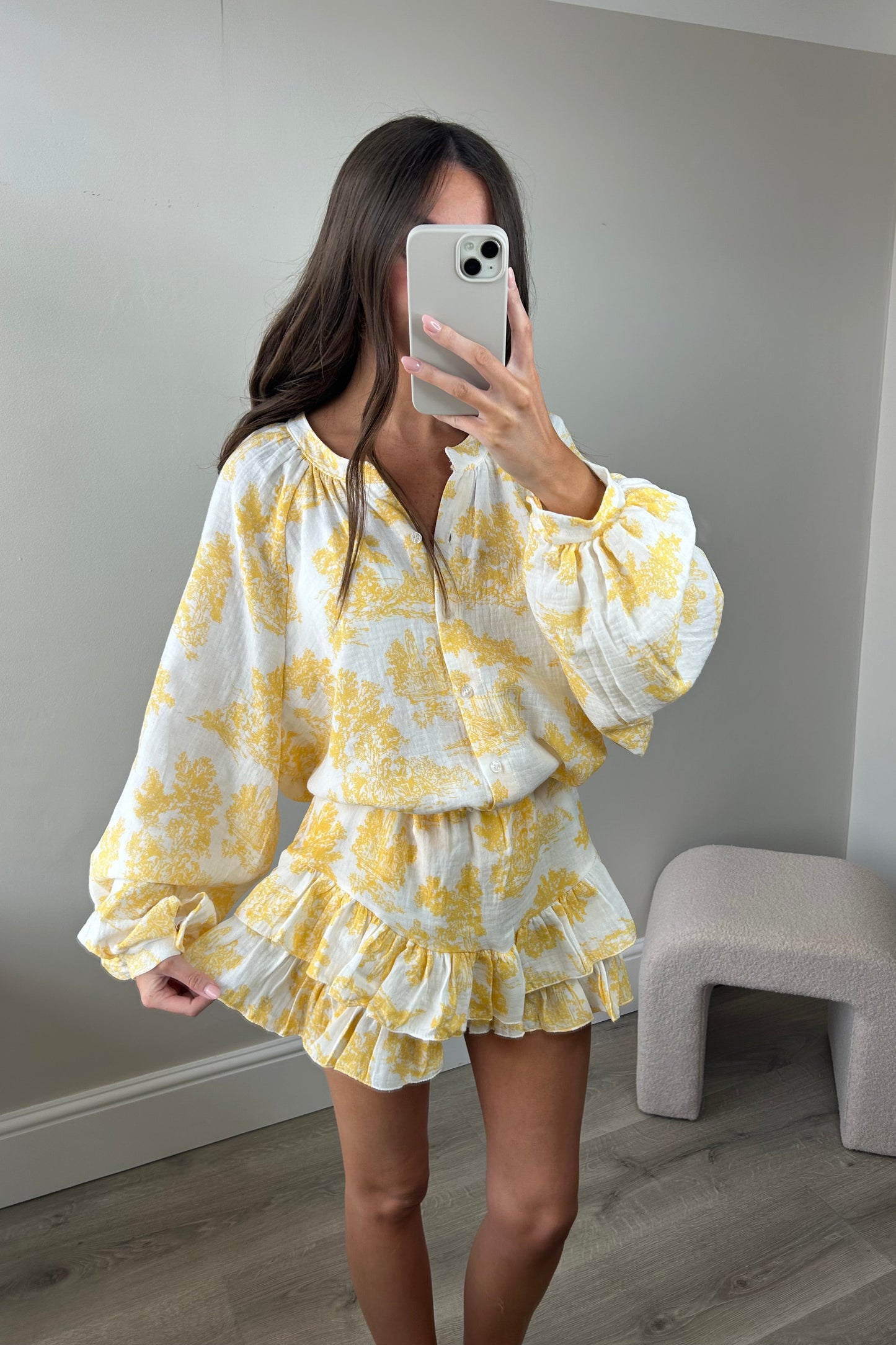 CHEESECLOTH CO-ORD - YELLOW