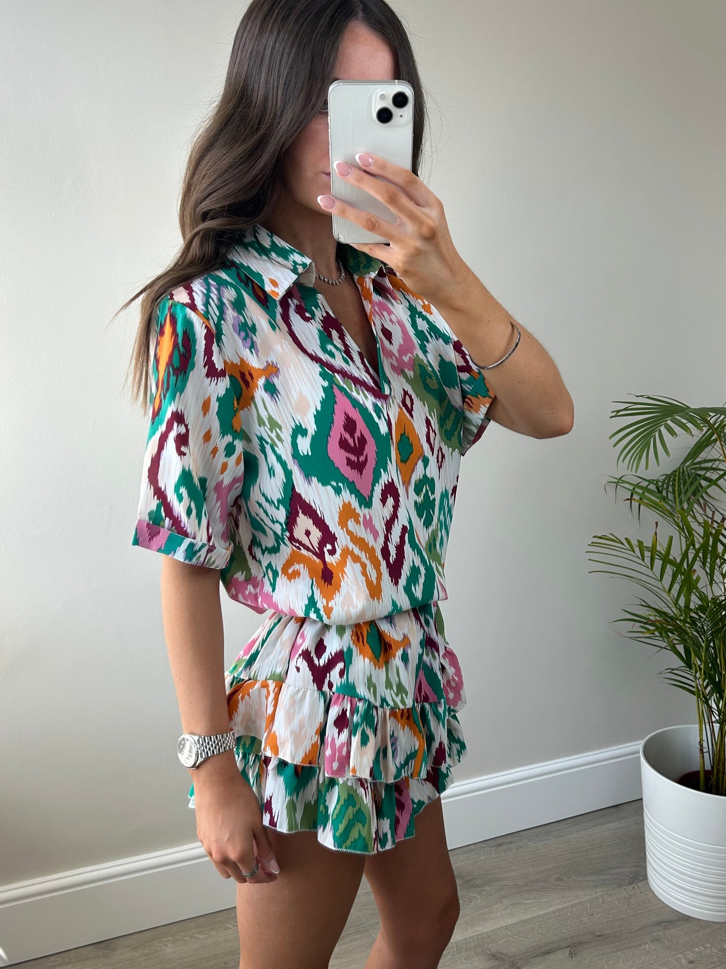 LOLA Shirt & Ruffle Skort Set