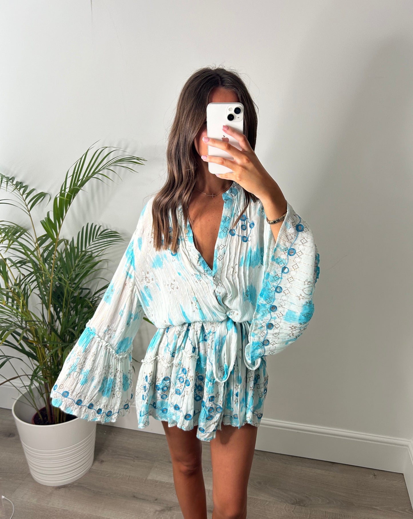 Blue Kaftan Dress