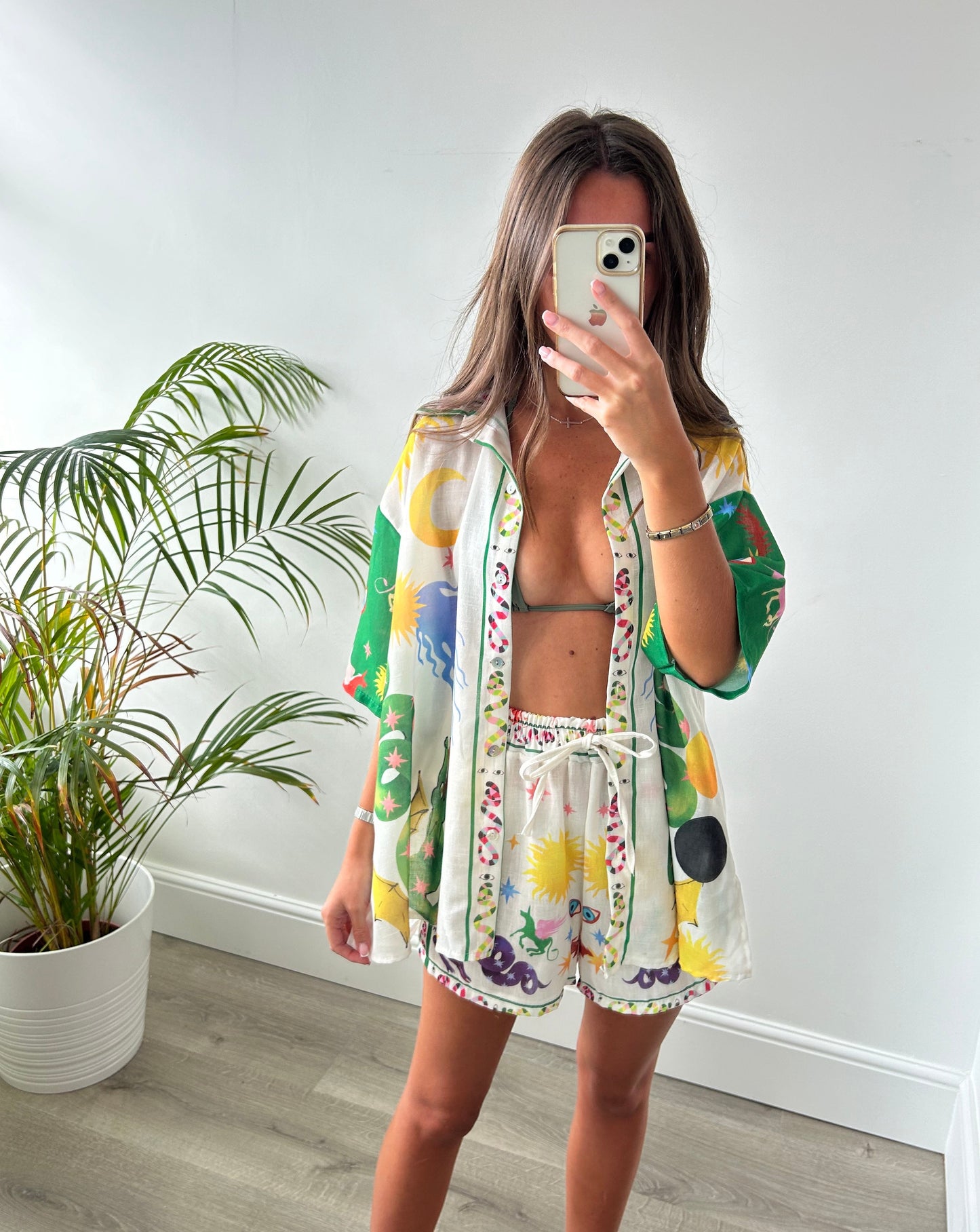 'SUN' Shirt & Short Set