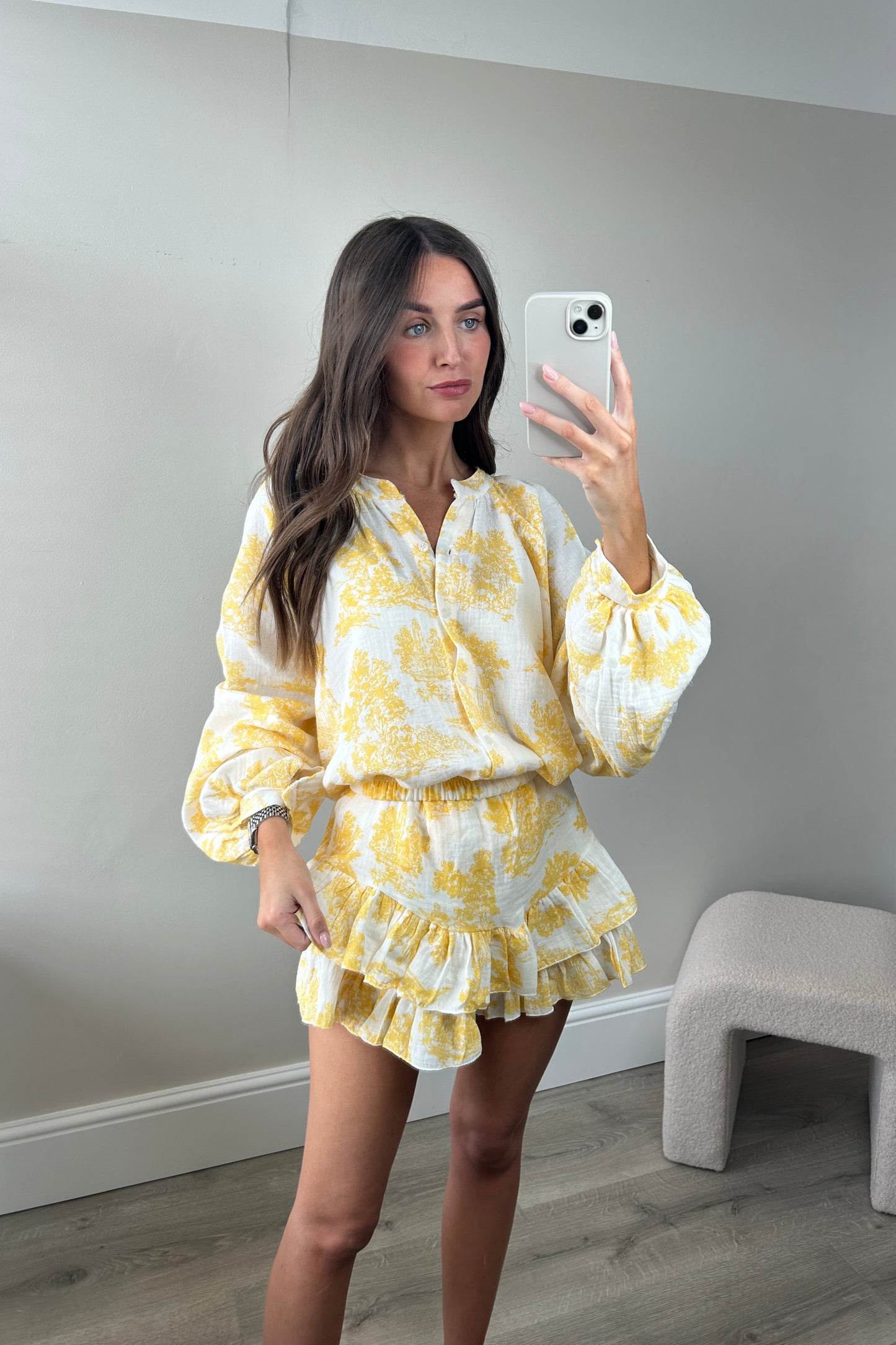 CHEESECLOTH CO-ORD - YELLOW