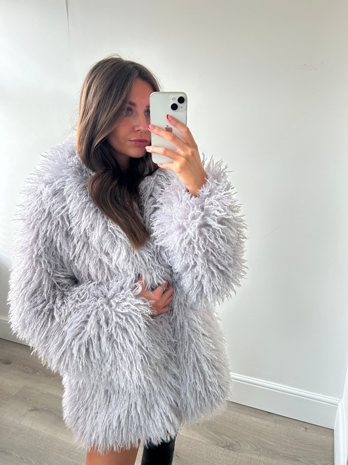 Grey Penny Coat