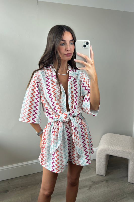 ‘CALI’ SHIRT & SHORT SET