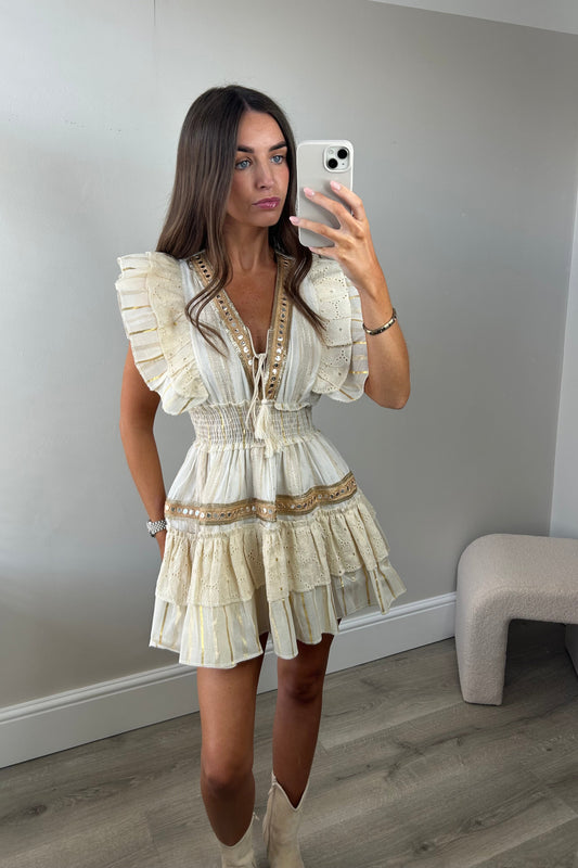 ‘CAPRI’ TOP - BEIGE