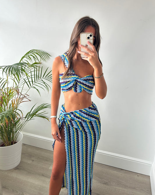 Zig Zag Blue Set